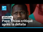 Mondial 2026 : Pape Thiaw pointé du doigt après l'élimination du Sénégal • FRANCE 24