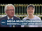 RHEINMETALL: Mega-Munitionswerk! Proteste vor Armin Pappbergers Privathaus geplant!
