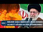 IRAN: Ein Schritt näher an der Atombombe? IAEA-Bericht über Urananreicherung mit neuen Zentrifugen