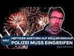 BREMERHAVEN: Ran an die Böller! Heftiger Ansturm auf Feuerwerks-Verkauf! Polizei muss eingreifen