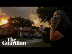 Brush fire sends smoke over Miami neighbourhood