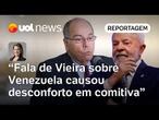 Mauro Vieira falar em 'solidariedade a Venezuela' causou desconforto em comitiva de Lula | Dani Lima