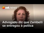 Carla Zambelli: advogado contraria PF e diz que deputada se entregou às autoridades italianas