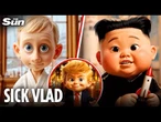 Desperate Putin brainwashing TODDLERS with cartoons starring baby Trump to indoctrinate kids 'as ear