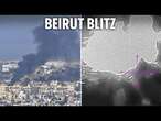 Israeli jets batter Hezbollah in Beirut for first time in days as IDF finalises plan for Iran attack