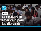 En Inde, la hausse du visa H-1B prive les jeunes diplomés du rêve américain • FRANCE 24