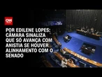 Câmara sinaliza que só avança com anistia se houver alinhamento com o Senado | CNN 360º