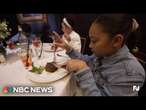 Fifth graders learn fine dining at restaurant after viral classroom lesson