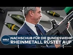 VERTEIDIGUNG: 800 Millionen Euro für Waffen-Nachschub – Rheinmetall rüstet Produktion massiv auf!