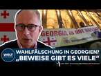 GEORGIEN: Wahl-Eklat! Betrug? Tausende gehen gegen Pro-Putin Partei auf die Straße!