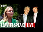 LIVE: Karoline Leavitt speaks with press as Epstein ‘fallout’ ensues