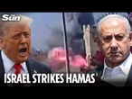 Moment Israel attacks Hamas leaders in Qatar as Trump condemns ‘unfortunate’ strike on ‘close ally’