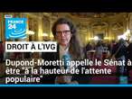 IVG : Dupond-Moretti appelle le Sénat à être 