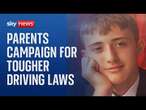 Bereaved parents campaign for tougher laws on unlicensed driving