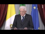Mattarella: "Ue antidoto ai conflitti di ogni genere e alla guerra"