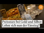 Kurzfristige Korrektur oder längerer Abwärtstrend? Die Rally bei Gold und Silber ist vorüber