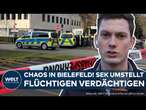 CHAOS IN BIELEFELD: SEK umstellt Gebäude! Flüchtiger Tatverdächtiger hat sich wohl verschanzt