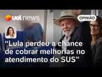 Lula esquece de lamentar morte na UPA ao ter alta do Sírio Libanês | Andreza Matais