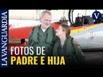 El Rey acompaña a la princesa Leonor en un vuelo de instrucción