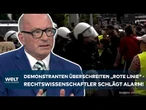 AFD-PARTEITAG ERFURT: Demonstranten überschreiten „rote Linie“ | Angriff auf die Demokratie