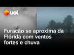 Furacão 'catastrófico': Milton se aproxima da Flórida com ventos e chuvas na costa oeste do estado