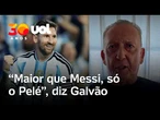 Galvão Bueno exalta números de Lionel Messi na Copa do Mundo: 'Maior que ele só o Pelé'