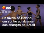 Crianças do Complexo do Alemão treinam balé para entrar na Escola Bolshoi