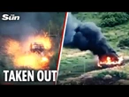 Ukraine troops OBLITERATE fighting machines in three-hour long Russian attack