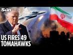 Trump threatens to 'bomb the s***' out of Iran as US unleashes huge wave of Tomahawks on Tehran