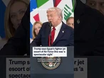 Trump says Egypt's fighter jet escort out of Air Force One was 'a spectacular sight'