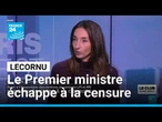 Lecornu échappe de peu à la censure et va pouvoir s'atteler au budget • FRANCE 24