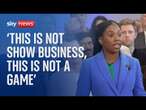 Sky's Sam Coates asks Kemi Badenoch how her Tory party is different to Reform UK