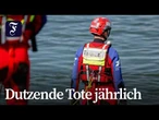 Baden im Rhein ist stark unterschätzte Gefahr