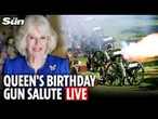 LIVE: A 41-gun Royal Salute is fired in Green Park for Queen Camilla’s 79th birthday