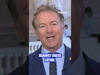 Rand Paul sounds the alarm on the "crazy" government waste he exposed #foxnews #shorts