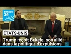 Trump reçoit le président salvadorien, son allié dans la politique d'expulsions • FRANCE 24