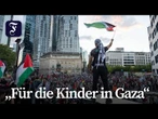 Frankfurt: Tausende solidarisieren sich mit Menschen im Gazastreifen