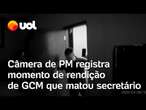 Vídeo mostra GCM se entregando à polícia após matar secretário-adjunto de Segurança em São Paulo