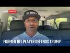 Former NFL player Jack Brewer defends Donald Trump ahead of Super Bowl