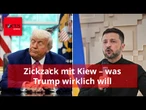 Kommen Sie bei Trumps Ukraine-Zickzack noch mit? Hier lesen Sie alle irren Wendungen