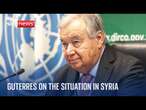 UN Secretary General Guterres on the situation in Syria