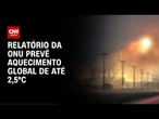 Mundo vai ultrapassar limite de 1,5ºC de aquecimento e pode chegar até 2,5ºC, diz ONU | CNN 360º