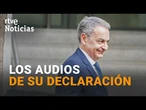 Así fue la DECLARACIÓN de ZAPATERO en la AUDIENCIA NACIONAL | RTVE Noticias