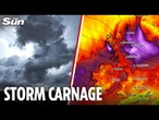 LIVE: Met Office warns Storm Floris is ‘rapidly deepening’ as it barrels towards UK