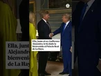 El llamativo momento de la reina de Países Bajos haciendo una reverencia frente a Donald Trump