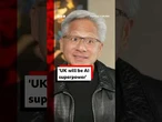 'UK will be AI superpower,' says Nvidia boss Jensen Huang. #Nvidia #AI #BBCNews