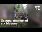 Les images des violents orages qui ont touché l'est de la France