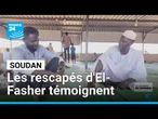 Soudan : les rescapés d'El-Fasher, assiégée par les Forces de soutien rapide, témoignent