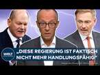 AMPEL-DRAMA: Offener Machtkampf in Bundesregierung um Wirtschaftspolitik - Opposition entsetzt