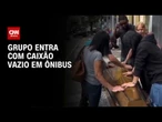 Grupo tenta entrar em ônibus com caixão em Minas Gerais | CNN ARENA
